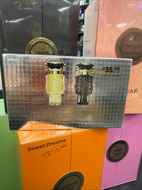 Paco Rabanne Other - Paco Rabanne Gold and Black Mini Perfume Gift Set